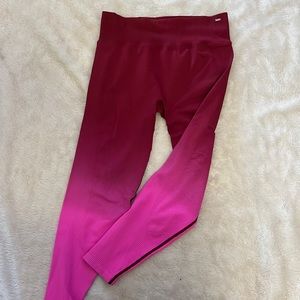 PINK ombré leggings